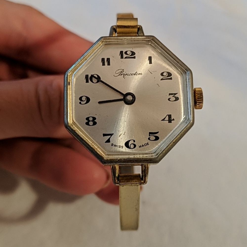 Unique Vintage Gold Bracelet and Watch